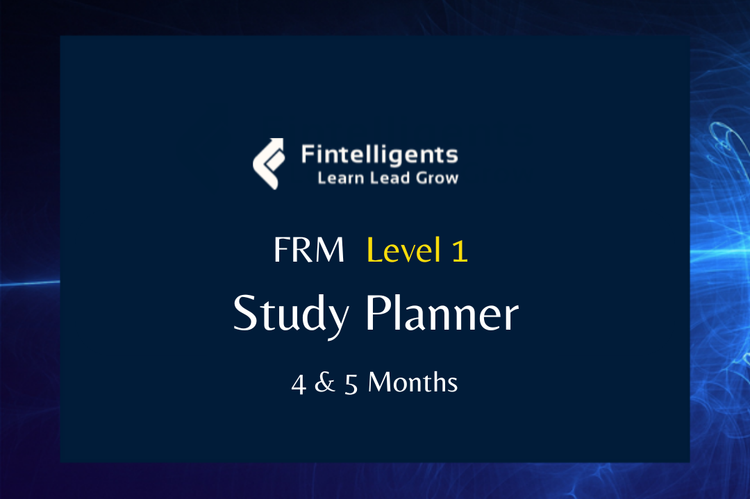 FRM Level 1 Study Planner fintelligents