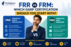 FRR vs FRM GARP certification comparison