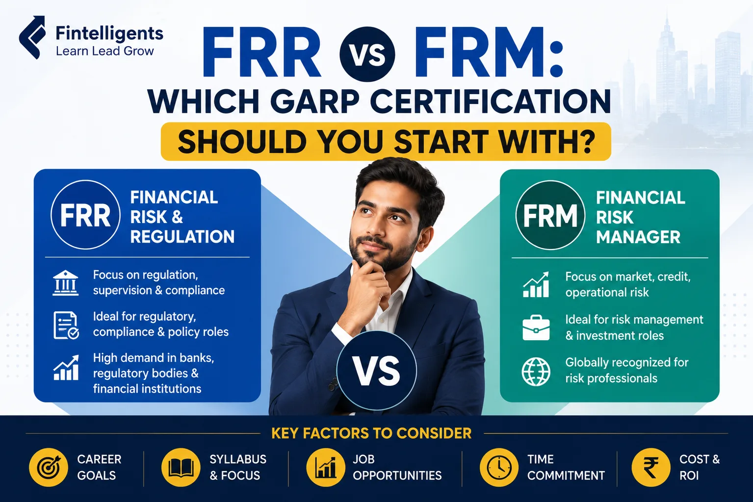 FRR vs FRM GARP certification comparison