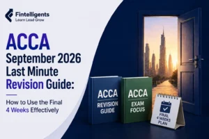 ACCA September 2026 last-minute revision guide for the final 4 weeks before the exam.