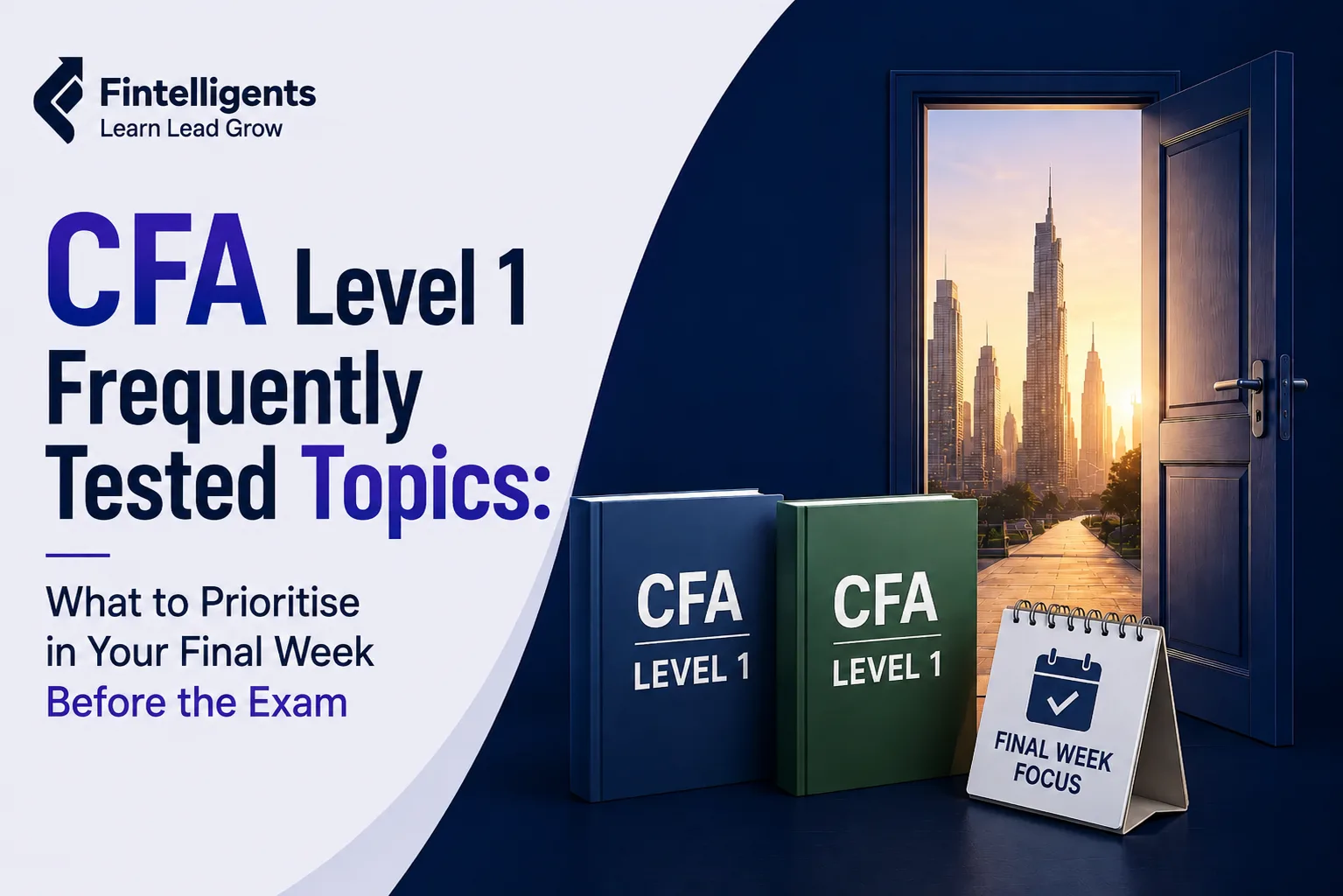 CFA Level 1 frequently tested topics to prioritise in the final week before the exam.