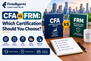 CFA vs FRM certification comparison for career opportunities and finance professionals Image Description: