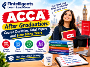 ACCA after graduation course duration, total papers, and years required to complete the qualification