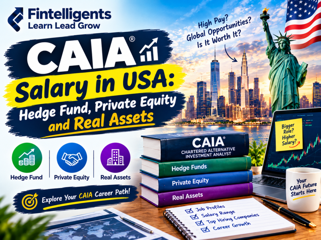 CAIA salary in USA for hedge fund, private equity and real assets careers, with alternative investment career opportunities.