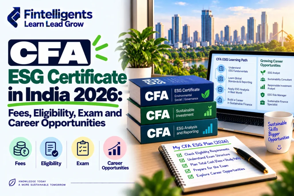 CFA ESG Certificate India 2026 Guide