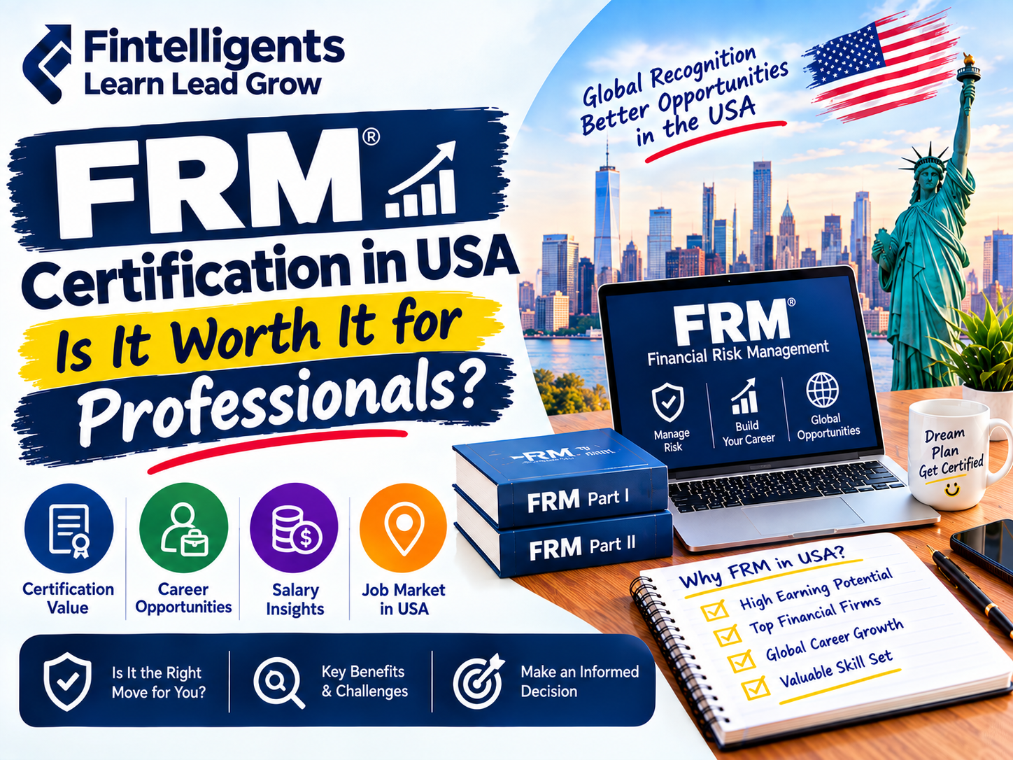 FRM Certification in USA and its career value for professionals
