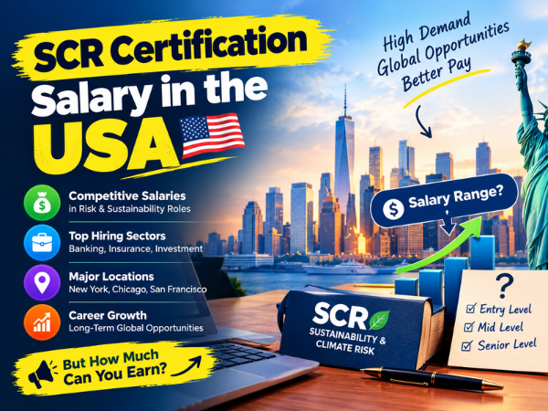 SCR certification salary in the USA and climate risk career opportunities